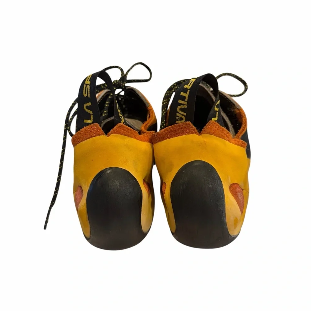 La Sportiva Orange and Black Climbing Shoes - Picture 4 of 9